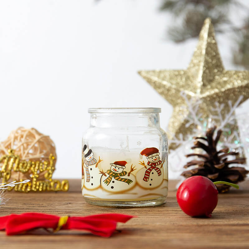 custom glass candle jar