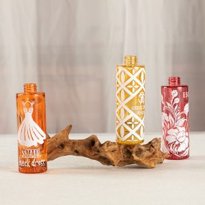 1oz customized coating orange parfume bottle wi...