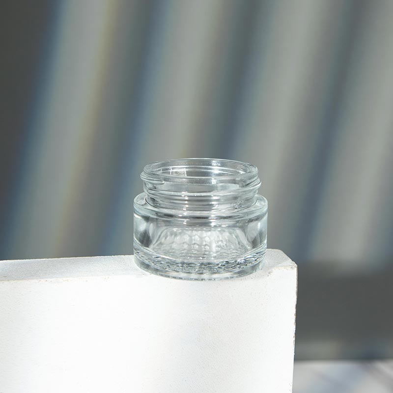 Small Eye Cream Jar 10g 15g 20g Skincare Sample Glass Container - Xuzhou OLU Daily Products Co., Ltd.