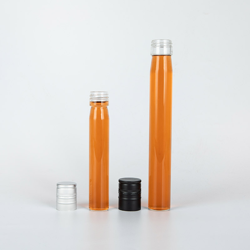 50ml 100ml Liquor Sample Glass Vials with Aluminium Cap - Xuzhou OLU Daily Products Co., Ltd.