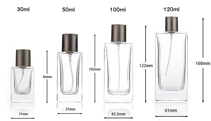 120ml glass perfume bottle