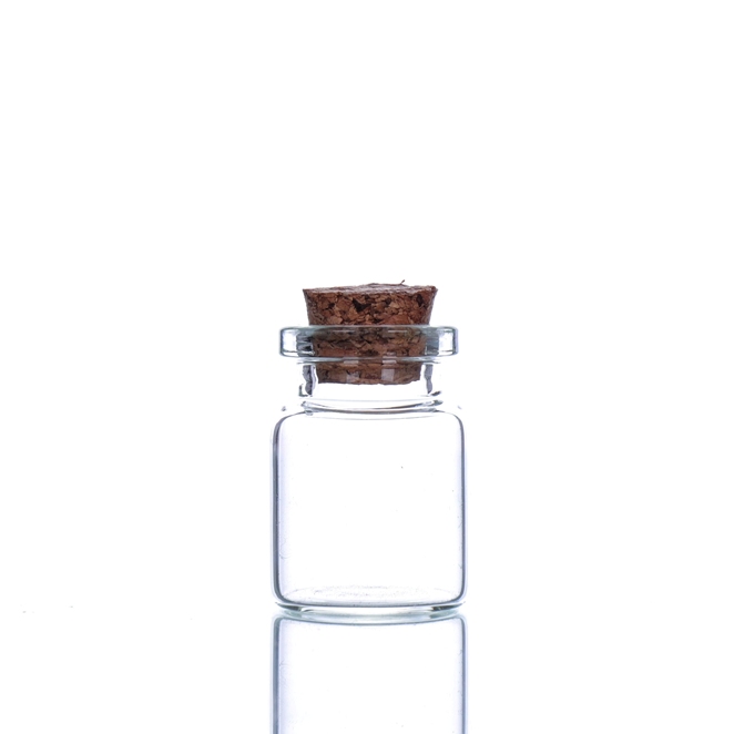 1-10ml Clear Empty Cork Glass Vials for Cosmetic Oil - Xuzhou OLU Daily Products Co., Ltd.
