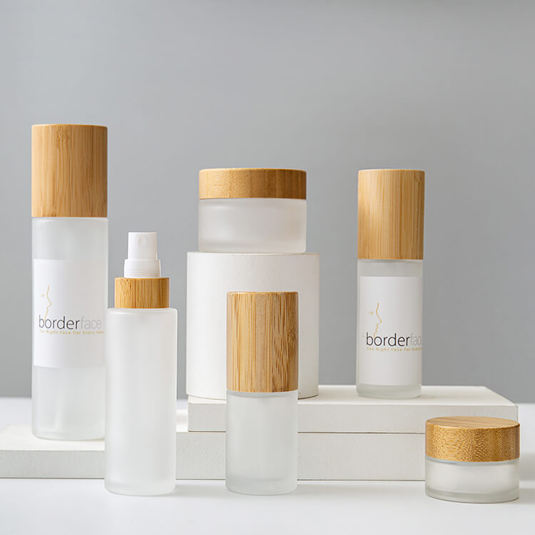 bamboo bottles for cosmetics