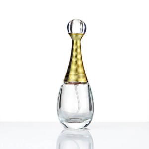 China Wholesale Square Bottle Perfume Supplier – 
 60ml Waterdrop Shaped Aroma Perfume Glass Bottle with Pump – Nayi