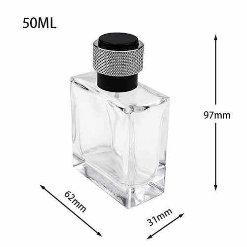 50ml square perfume bottle