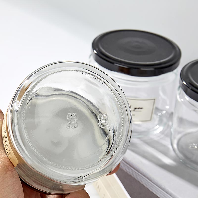 Custom Label 12 oz Straight Side Glass Candle Jar with Metal Lid - Xuzhou OLU Daily Products Co., Ltd.