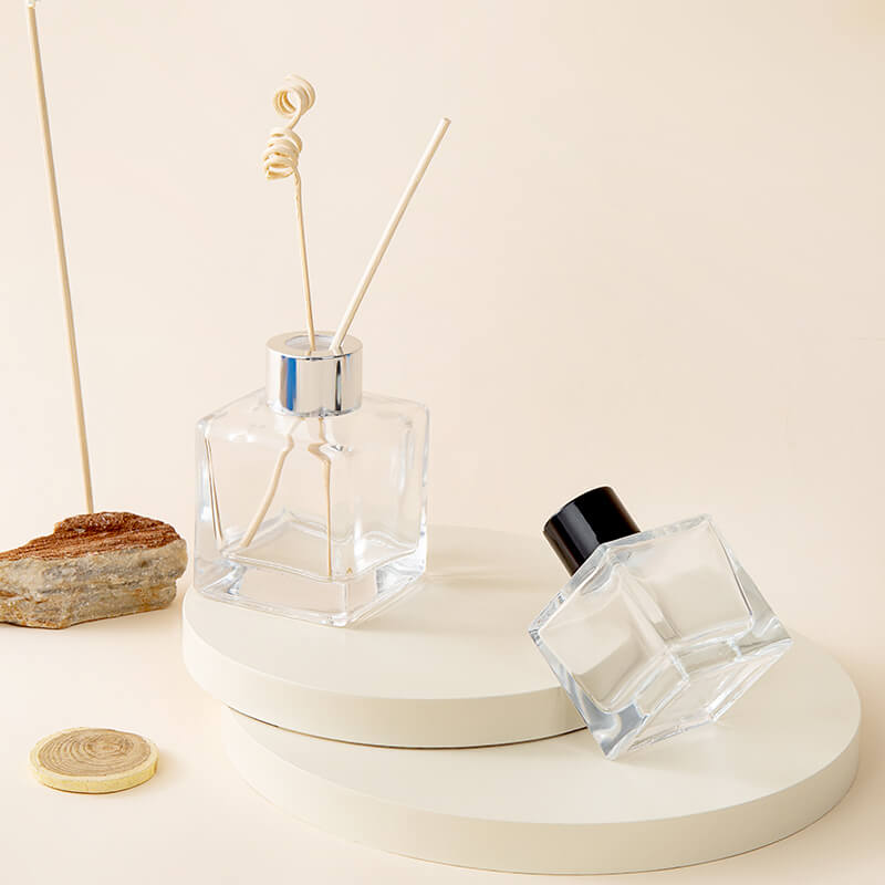 50ml Blue Square Room Scent Glass Diffuser Bottle - Xuzhou OLU Daily Products Co., Ltd.