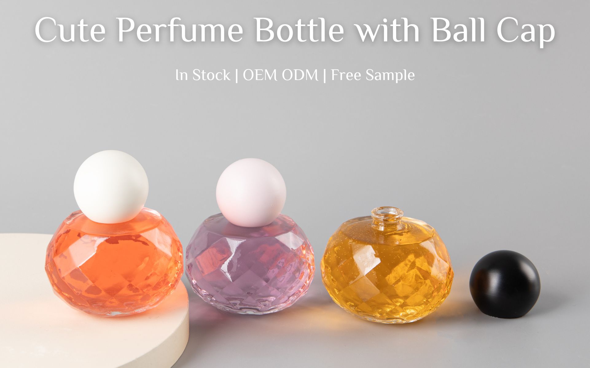 Colored Square Perfume Bottles