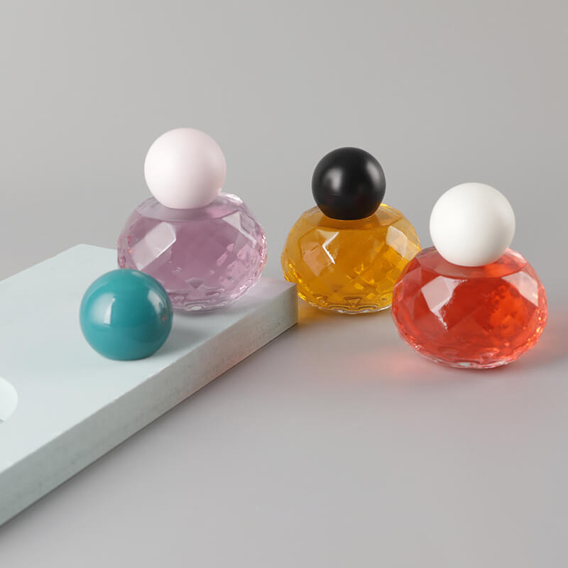 Cute Ball Shaped Women Fragrance Glass Bottle 55ml