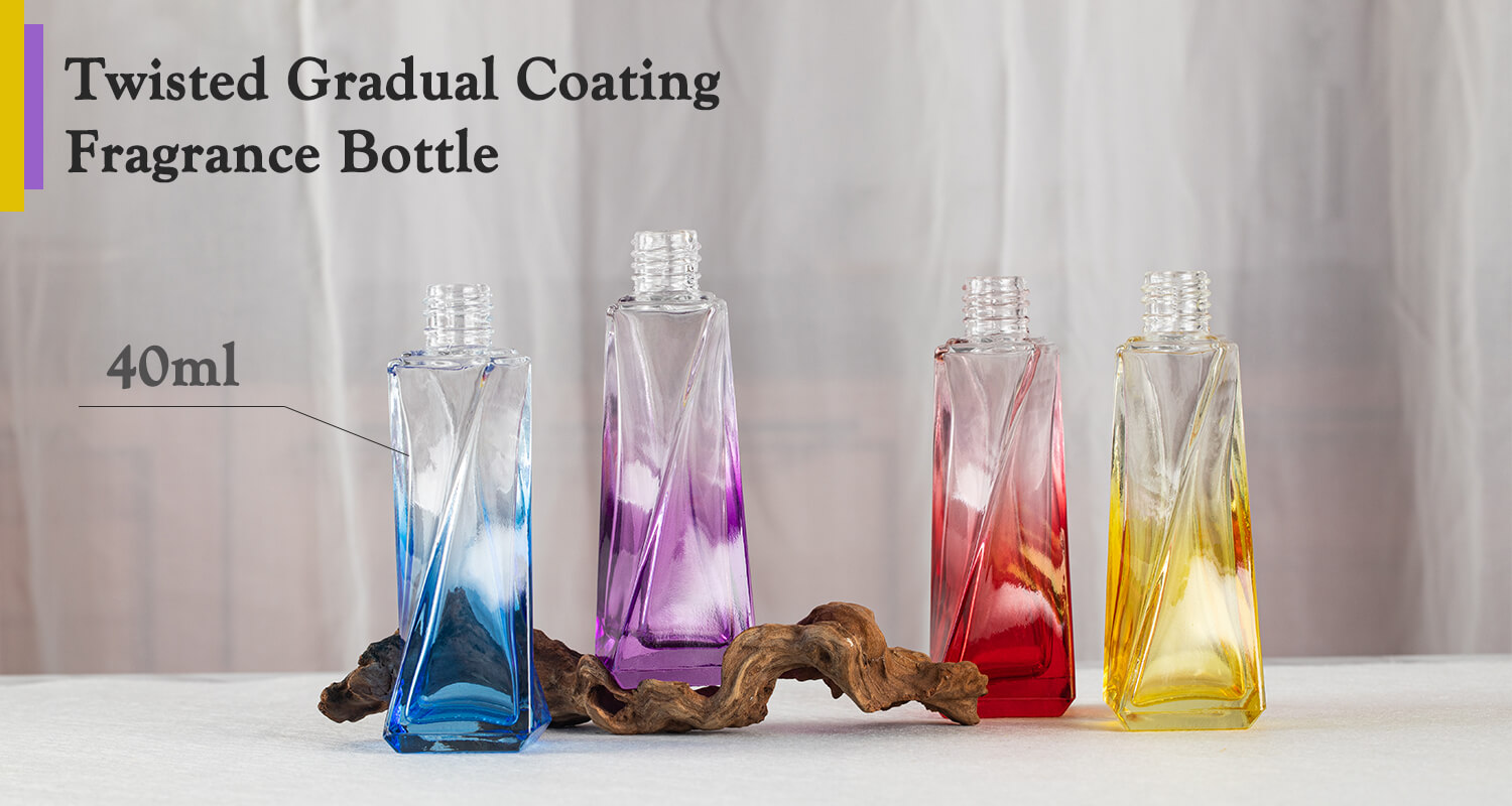 Twisted Gradual Coating Fragrance Bottle