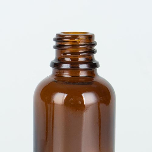 amber serum glass bottle