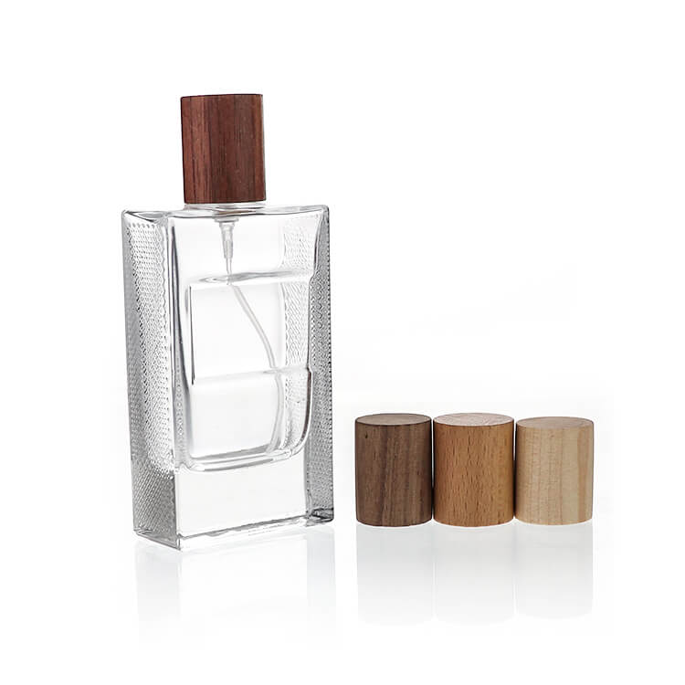 bamboo lid perfume bottle