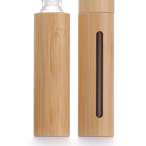 bamboo oil bottle