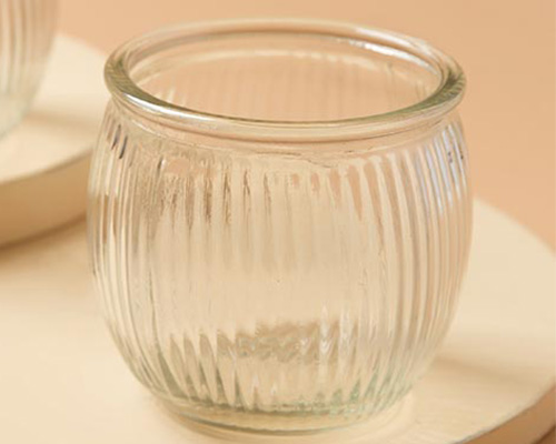 candle glass container