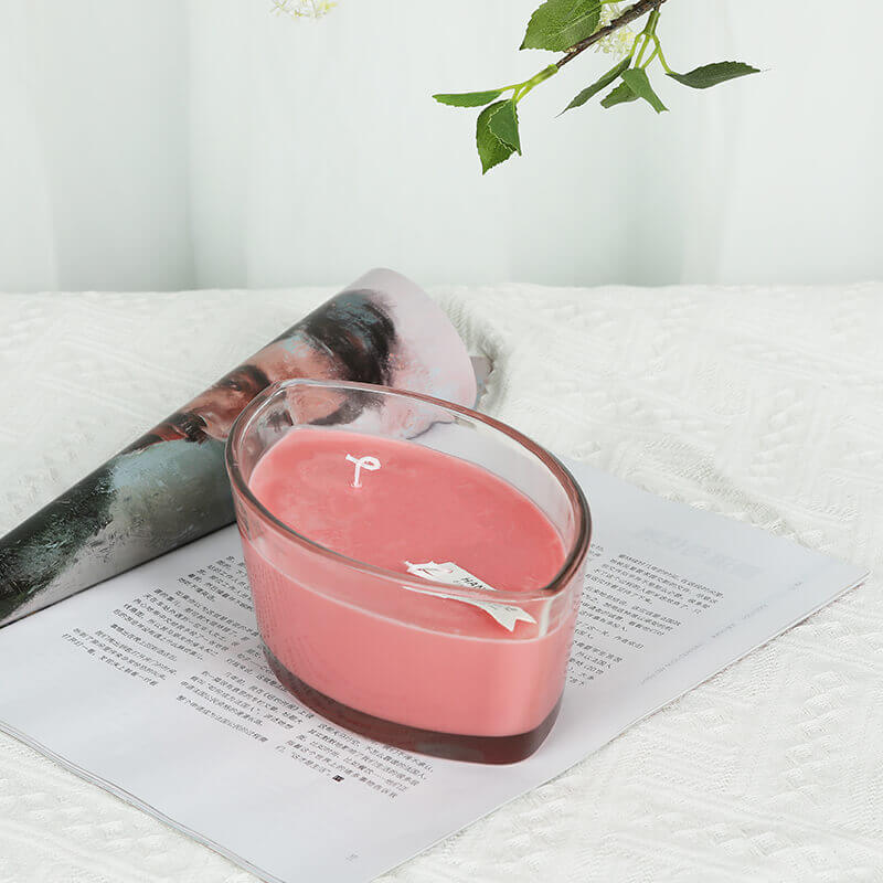 Bulk Empty Reusing Oval Candle Making Glass Vessel - Xuzhou OLU Daily Products Co., Ltd.
