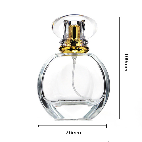 clear empty perfume bottles