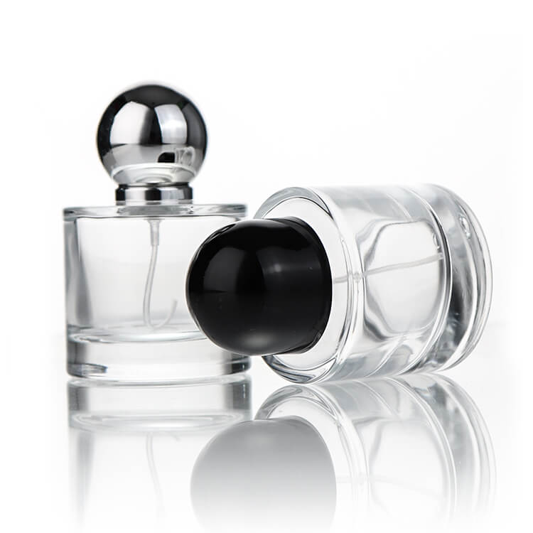 5CL Round Sprayer Perfume Dispenser Glass Bottle with Caps - Xuzhou OLU Daily Products Co., Ltd.