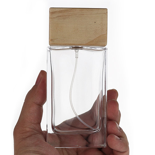 clear perfume bottle