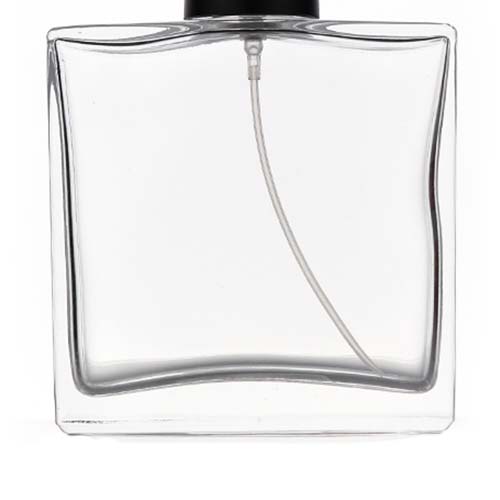 clear perfume oil bottle