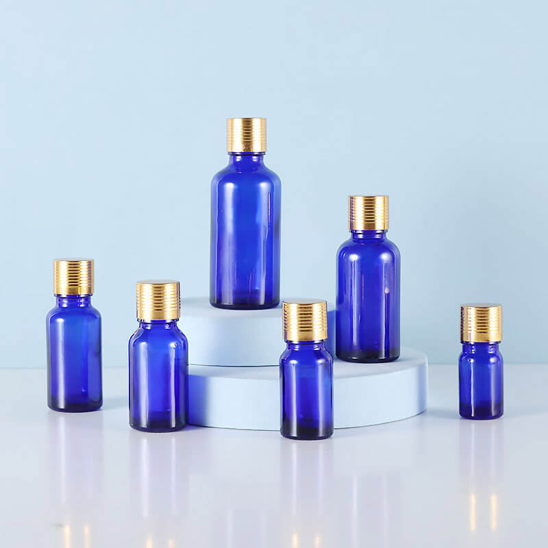 Cobalt Blue Dropper Glass Bottles for Lab Chemicals Tincture - Xuzhou OLU Daily Products Co., Ltd.