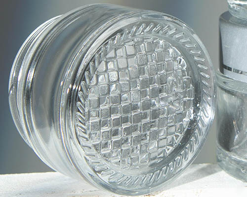 cosmetic glass container