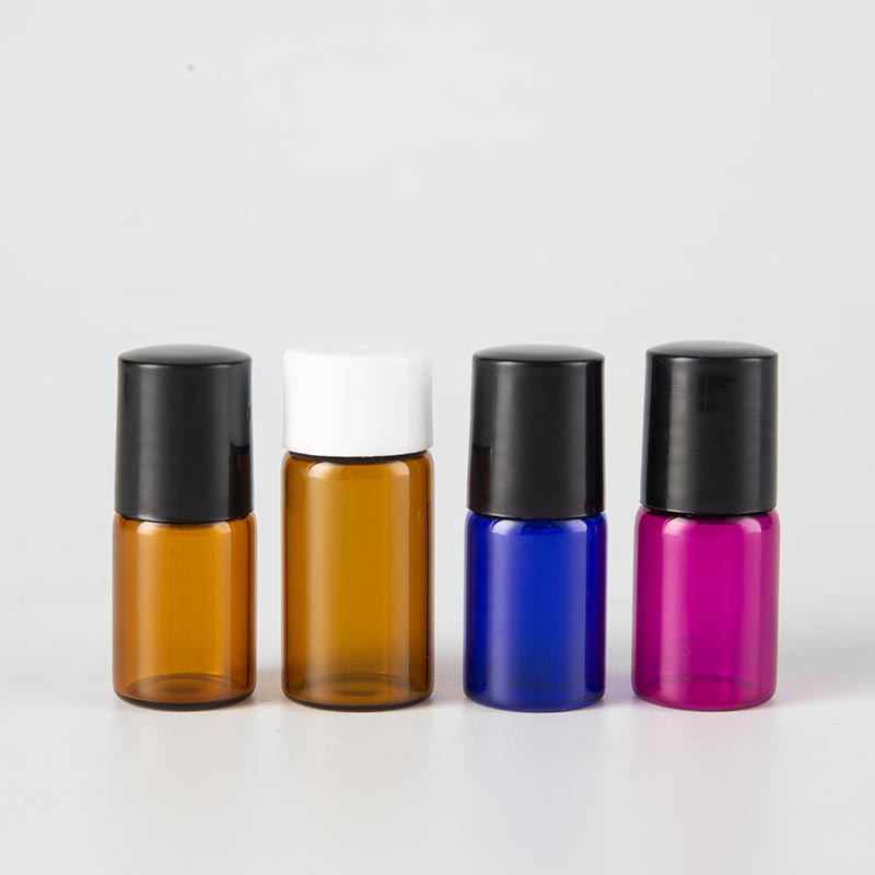 cosmetics oils glass vial