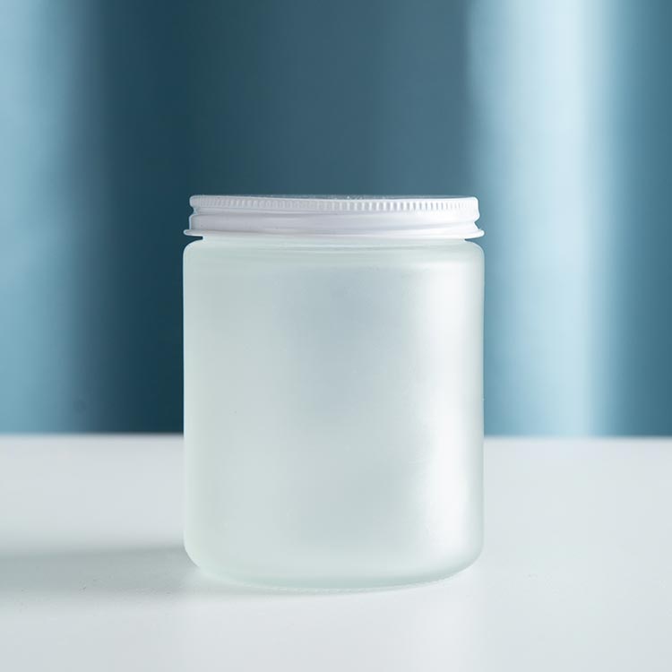 8oz Candle Glass Container Straight Side Storage Jar with Label - Xuzhou OLU Daily Products Co., Ltd.