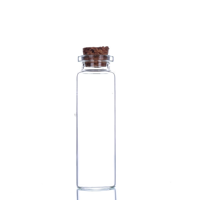1-10ml Clear Empty Cork Glass Vials for Cosmetic Oil - Xuzhou OLU Daily Products Co., Ltd.