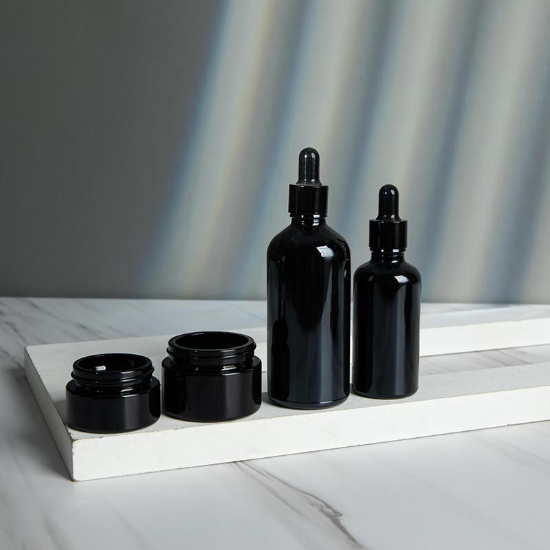 50ml 100ml Tincture Dropper Bottles Skincare Cream Glass Container - Xuzhou OLU Daily Products Co., Ltd.