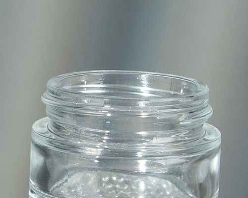 face cream glass jar
