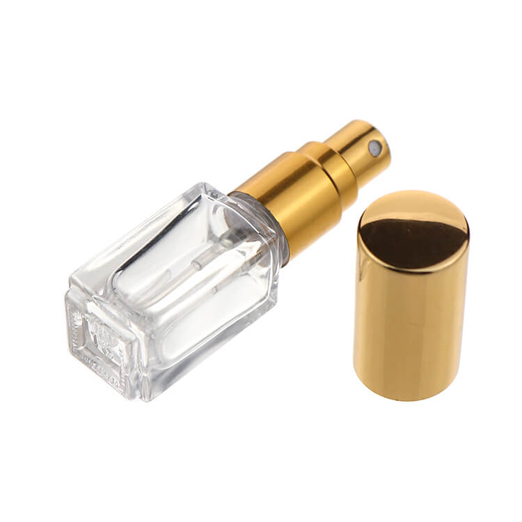 4ml 8ml Small Square Perfume Sample Glass Spray Bottle - Xuzhou OLU Daily Products Co., Ltd.