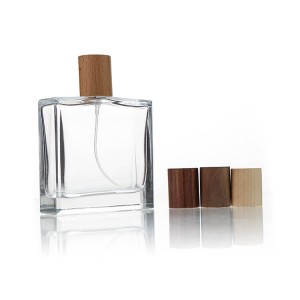 China Wholesale Perfume Spray Bottle Wholesale Factory – 
 Wholesale 100ml Wooden Lid Scent Aroma Square Glass Bottle – Nayi