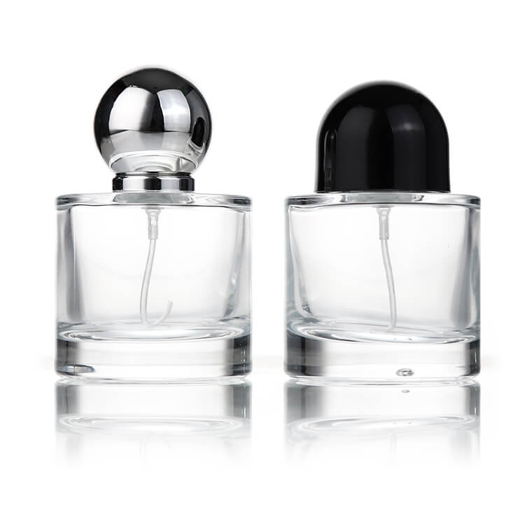 5CL Round Sprayer Perfume Dispenser Glass Bottle with Caps