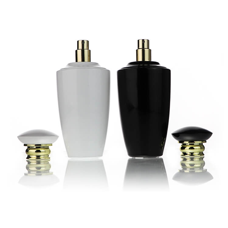 100ml White Black Air Freshener Perfume Oil Glass Bottle