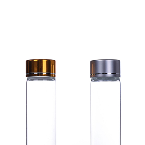 glass vial with lid