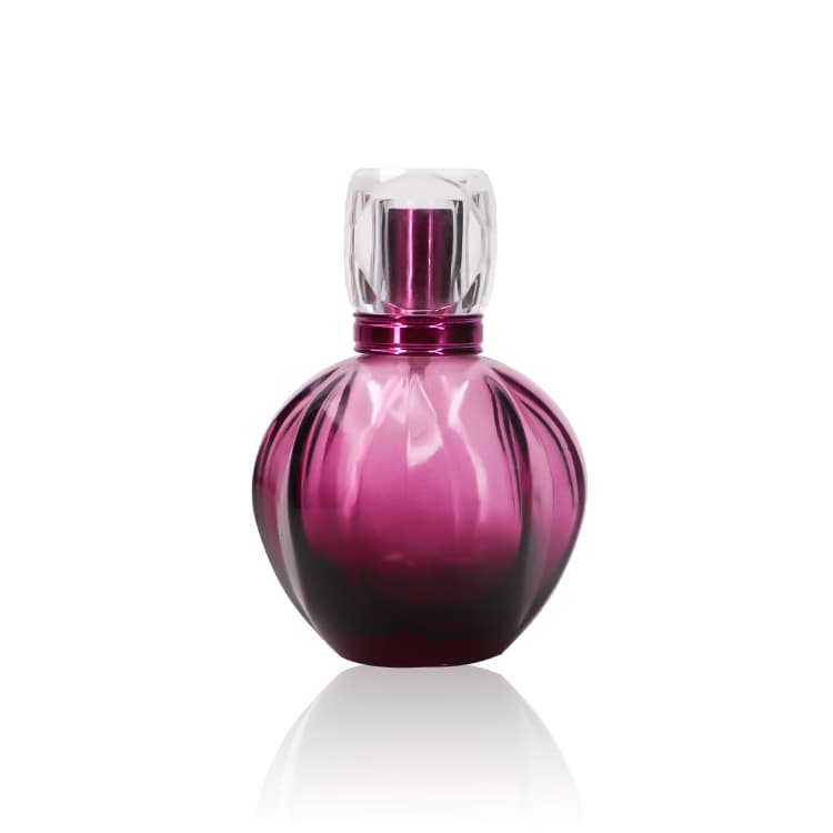 K-5212 Pink flower-shaped spherical 100ml fragrance bottle