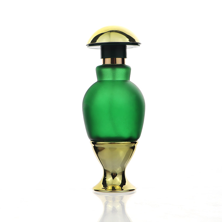 k-5532 45ml Green Gold Egyptian Perfume Bottle