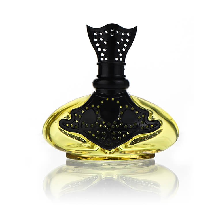k-5615 100ml Gold Black Arabic Perfume Gottles Glass