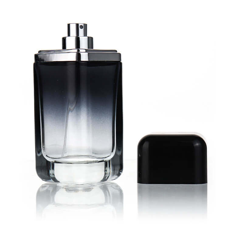 k-6309 100ml Square Ombre Perfume Glass Bottle