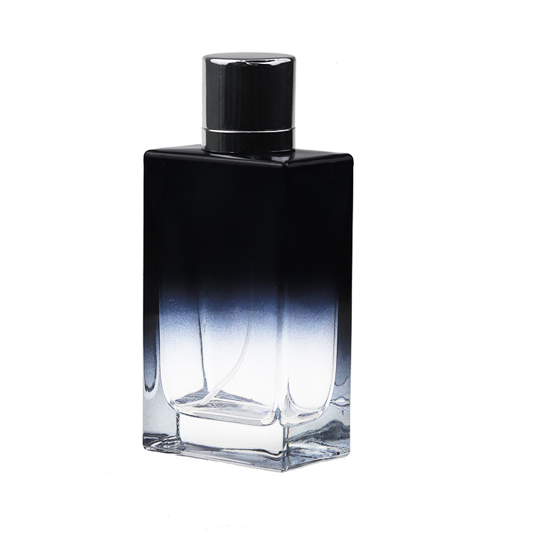 k-6569 110ml Square Ombre Men Perfume Glass Bottle