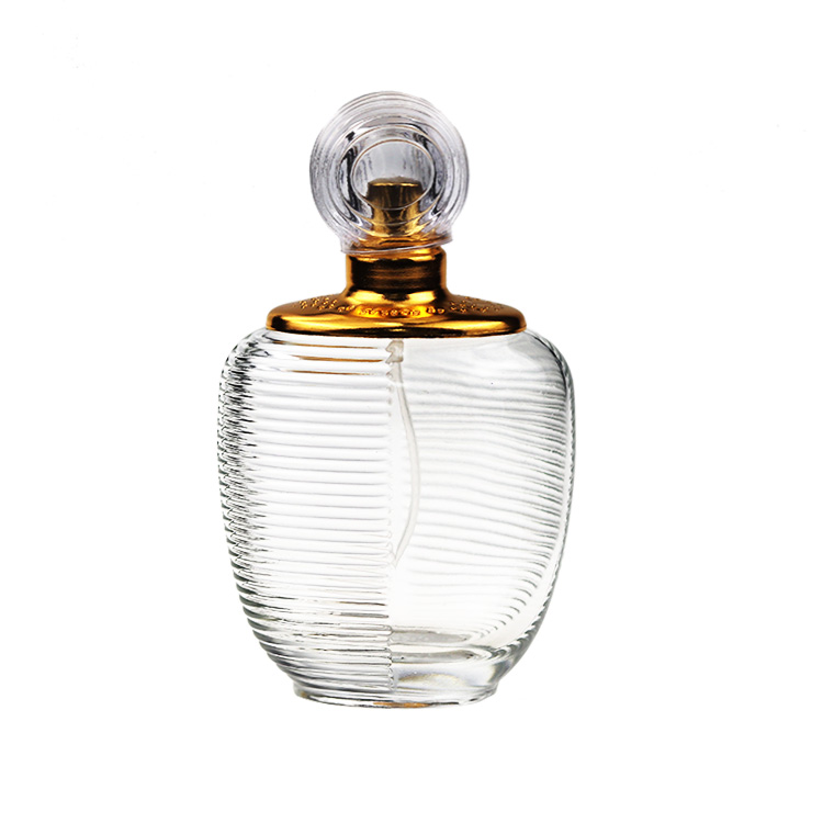 k-6663 100ml Clear Glass Perfume Bottle