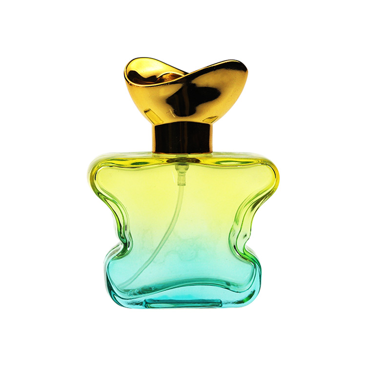 k-6689 30ml Colored Perfume Container with Gold Cap