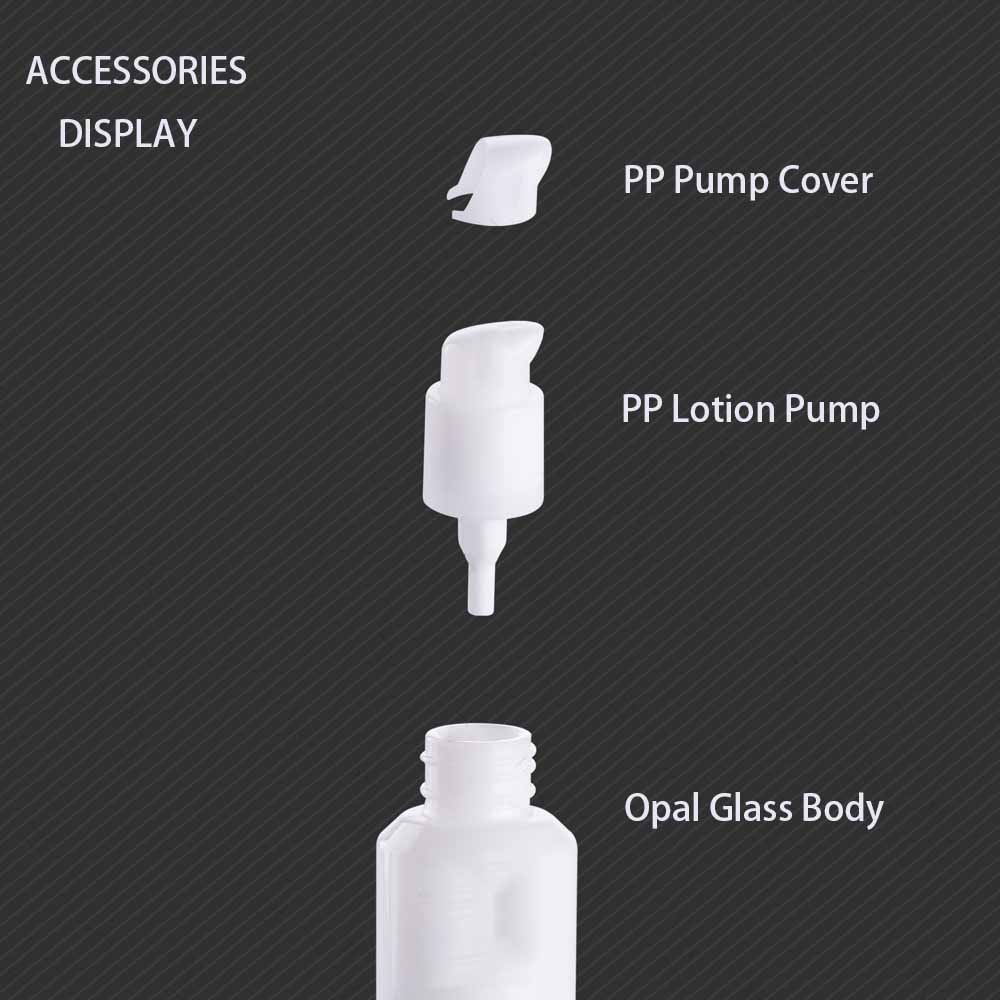 lotion pump glass bottle