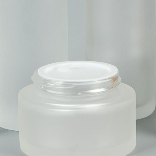 luxury cosmetic glass jar