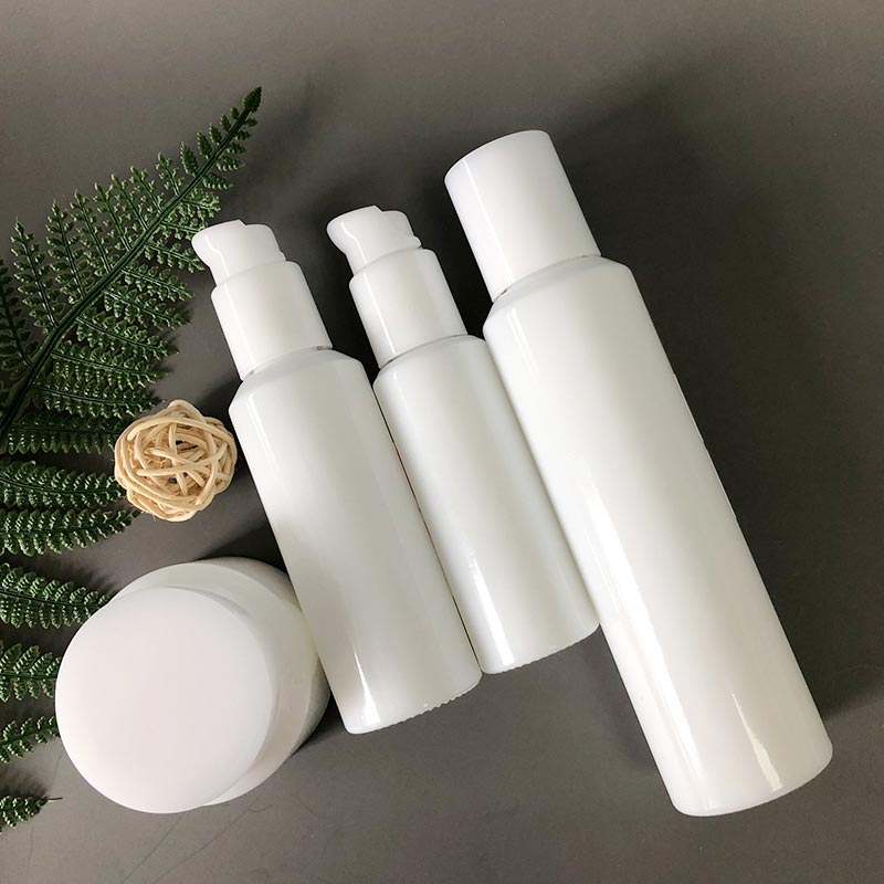 100ml 120ml Opal Glass Lotion Bottles 50g Face Cream Jars - Xuzhou OLU Daily Products Co., Ltd. Featured Image
