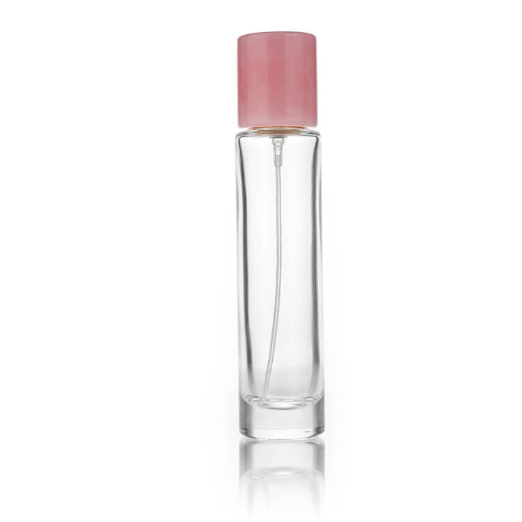 30ml Slender Round Glass Perfume Bottle with Sprayer Cap