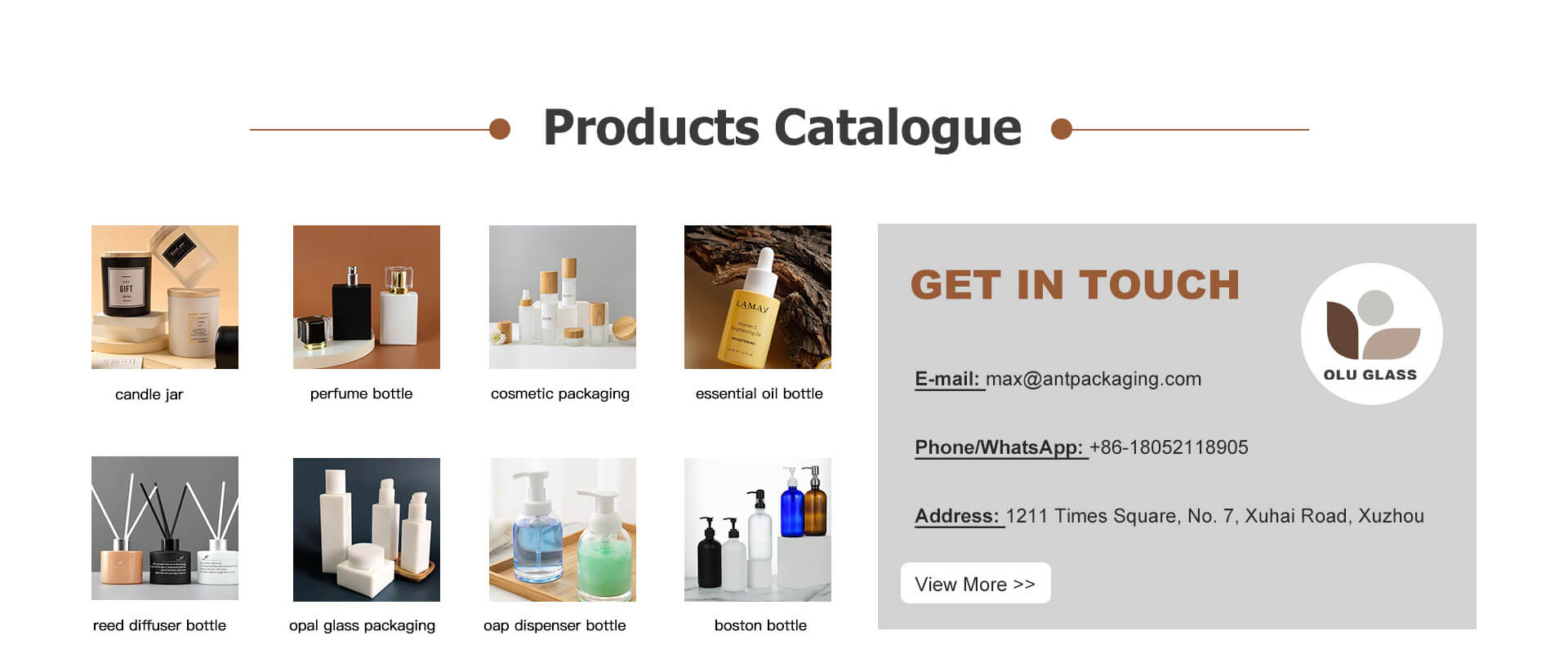 Products Catalogue