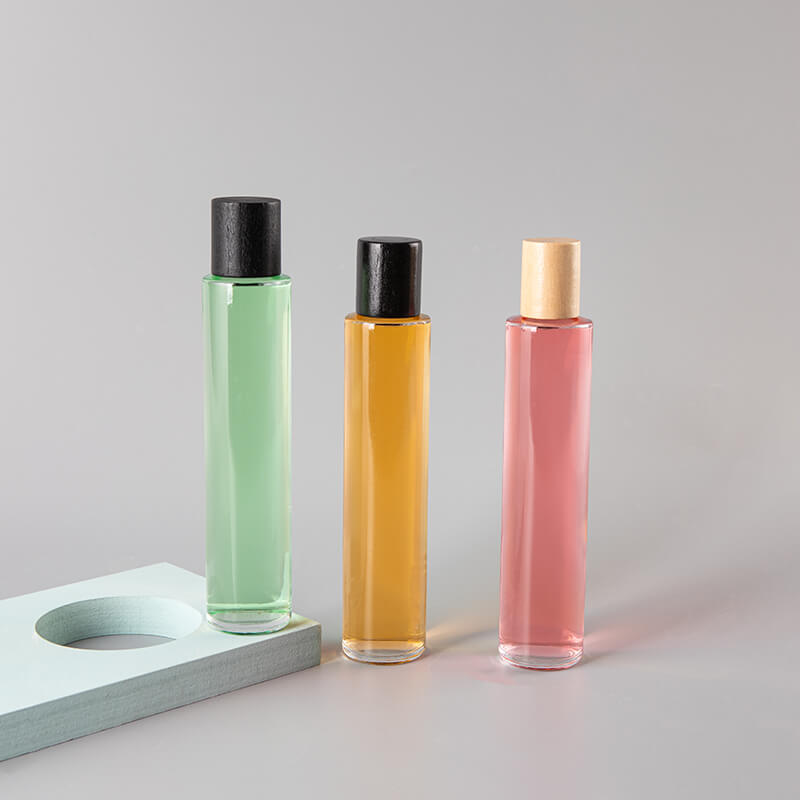 100ml Perfume Oil Glass Bottle with Tall Cylinder Shape