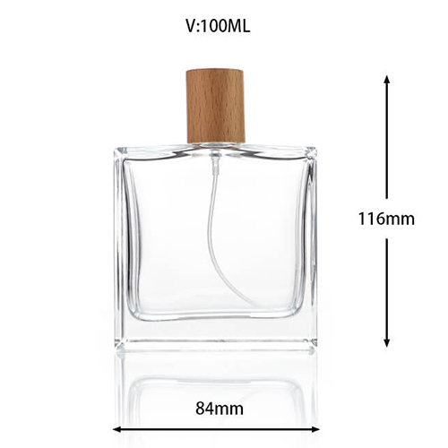 perfume bottle wooden lid