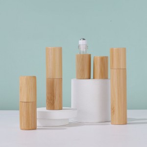 China Wholesale Small Glass Sample Bottles Factory – 
 5ml 10ml Bamboo Roll-On Glass Bottle for Lip Oil Gloss – Nayi